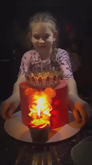 Макет "Девочка с бантиками" для пищевой печати А4