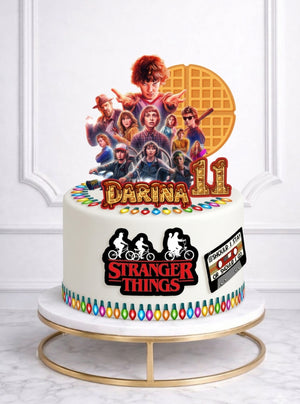 Макет "Stranger things" для пищевой печати А4